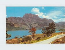 Postcard Slioch & The Road by Loch Maree Scotland picture