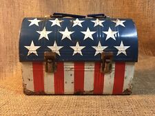 Vintage 1978 Stars & Stripes Dome Lunchbox by Aladdin picture