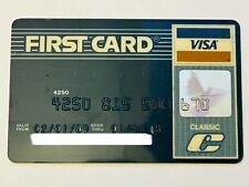 Vintage First Card Classic Visa Credit Card▪️Expired in 1991▪️FCC National Bank picture