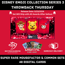 Topps Disney Collect Emoji CollectionSeries 3 TBT Throwback Thursday Set SR C 48 picture