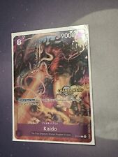 Kaido P-010 One Piece Championship 2023 Stamp Europe Foil Holo Exclusive Promo picture