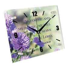 Clock: As For Me and My House Beautiful home decor spiritual  picture