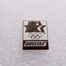 1984 Los Angeles Olympic Games LAOOC Sponsor Pin - SNICKERS BAR - Cloisonne EUC picture