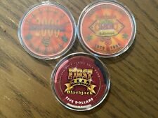 Lot of 3 $5 Chips from Seminole Casino in Hollywood, FL picture