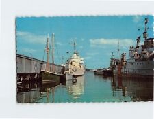 Postcard Boats at Wharf Portland Maine USA picture