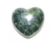 39 mm Premium Serpentine Mineral Stone Heart  02 picture