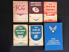 5 WWII US NAVY AEROLOGY SERIES Weather Booklets & AIRMAN'S HANDBOOK 1951 2nd Ed. picture