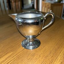 Small Sliver Creamer/Pitcher 4.25” Tall 5.25 Handle To Spout picture