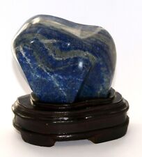Large Quality Lapis Lazuli Display Piece 1.75 Kilos and Wooden Stand picture