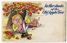 In The Shade of the Old Apple Tree 1905 Lovely Artwork by A YERKES Jonestown PA picture