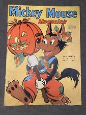 Rare 1937 Mickey Mouse Halloween Comic  picture