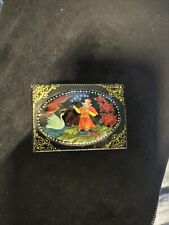Vintage Russian Laquer Box Small picture