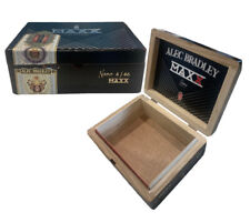 Alec Bradley MAXX  Nano 4/46 Empty Cigar Wood  box/case Pristine condition picture