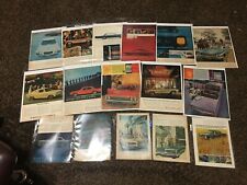(16) vintage 1960's Buick and Pontiac advertisements picture