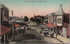SELMA, California Hand-Colored Postcard 