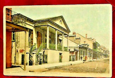 Chartres Street French Quarter 1920 Postcard New Orleans La Phostint 7022 picture