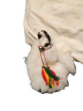 Vintage Bolivia   Alpaca Llama Plush Handmade 1980s 5” picture