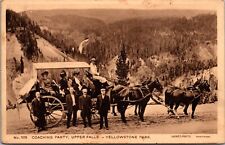 Haynes Photo Postcard Coaching Party, Upper Falls at Yellowstone Park picture