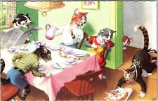 Vintage Postcard Alfred Mainzer Cats Anthropomorphic Artist JB14 picture
