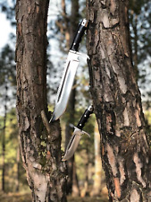 11 Inch Hand Forged Custom knife | Full Tang Khukuri Using blade | Handmade picture