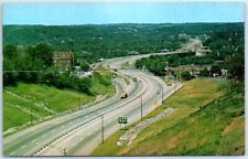 Postcard - Modern Expressway Interstate 70, Zanesville, Ohio picture