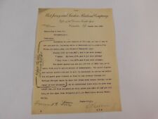 Vintage Original 1896 West Jersey and Seashore Railroad Company Bill of Lading  picture