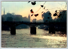 c1980s Paris France Bridge View Continental Postcard picture