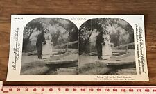 TAKING TOLL RURAL DISTRICTS Sentimental 1978 REPRINTED 1895 Victorian Stereoview picture