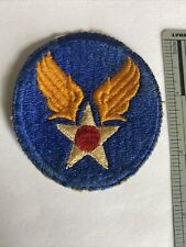 Authentic Vintage WWII WW2 US AAF Army Air Forces HQ Air Corp Patch No Glow picture