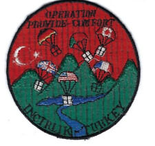 PATCH USAF OPERATION PROVIDE COMFORT INCIRLIK AB TURKEY MULTI-NATIONAL    BOX3 picture