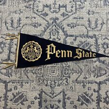 Vintage 50’s 60’s Penn State Felt Pennant 28’ picture