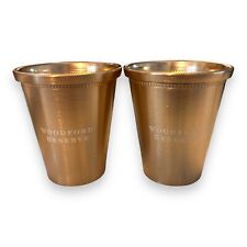 Set Of Two (2) Woodford Reserve Bourbon Whiskey Copper Mint Julep Cups picture