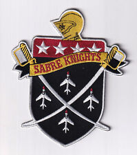 325th Fighter Interceptor Squadron (FIS) Sabre Knights, 5 inch Patch - Sew On picture