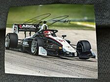 Jacob Abel Signed 8 X 10 Photo Indianapolis 500 Feeder Indy NXT picture