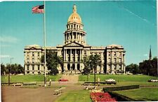 Vintage Postcard- The Colorado State Capitol Building, Denver, CO 1960s picture