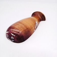 2.5cm Japanese Wooden Whale Doll Vintage Ornament Interior OTA524 picture