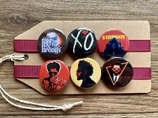 The Weeknd, Abel, Starboy, After Hours Music- Button Pin Badge Set picture