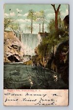 Marlboro NY-New York, Wright's Falls, Scenic View, Vintage c1907 Postcard picture
