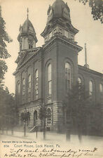 Rotograph 5754 Postcard Court House Lock Haven PA Clinton County picture