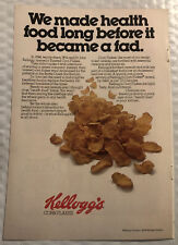 Vintage 1977 Kellogg’s Corn Flakes Original Full Page Print Ad - It Became A Fad picture