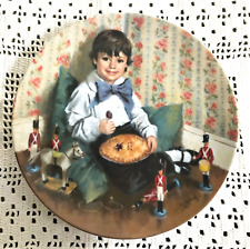 Mother Goose Porcelain Collector Plate Little Jack Horner  1982 picture