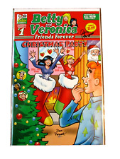 SIGNED DAN PARENT BETTY  VERONICA FREINDS FOREVER CHRISTMAS #1 ARCHIE COMIC I129 picture