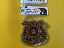 POLICE OFFICER METAL BADGE “TRUST-INTEGRITY-BRAVERY NIP 2.25”x2.25” REPLICA picture