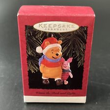 Hallmark 1996 Winnie The Pooh And Piglet Disney Keepsake Christmas Ornament NEW picture