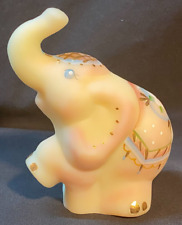 Fenton Glass Circus Elephant Figurine Satin Glass picture