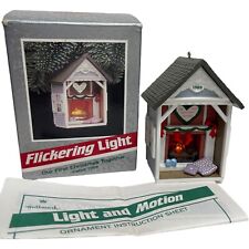 Hallmark Flickering Light Ornament Our First Christmas Together 1989 SEE VIDEO picture