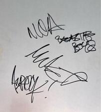 Beastie Boys Autographed colored paper picture