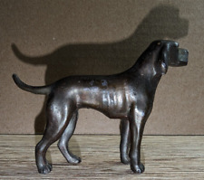 Cast Metal Dog Hound Figurine Made In Japan picture