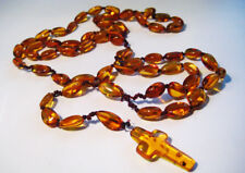 Baltic Amber Catholic prayer beads-necklace -rosary picture