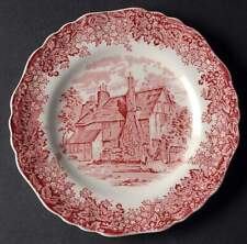 Meakin, J & G Romantic England Red  Bread & Butter Plate 351347 picture